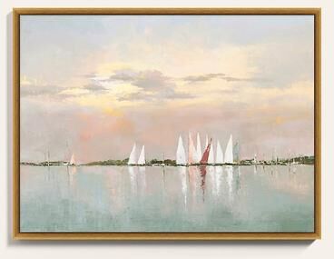 "Cast Your Sail Art - 36"" x 48"" - Ballard Designs"