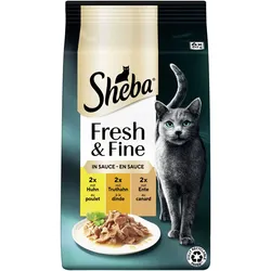 Sheba Fresh & Fine Huhn, Truthahn und Ente 6x300 g