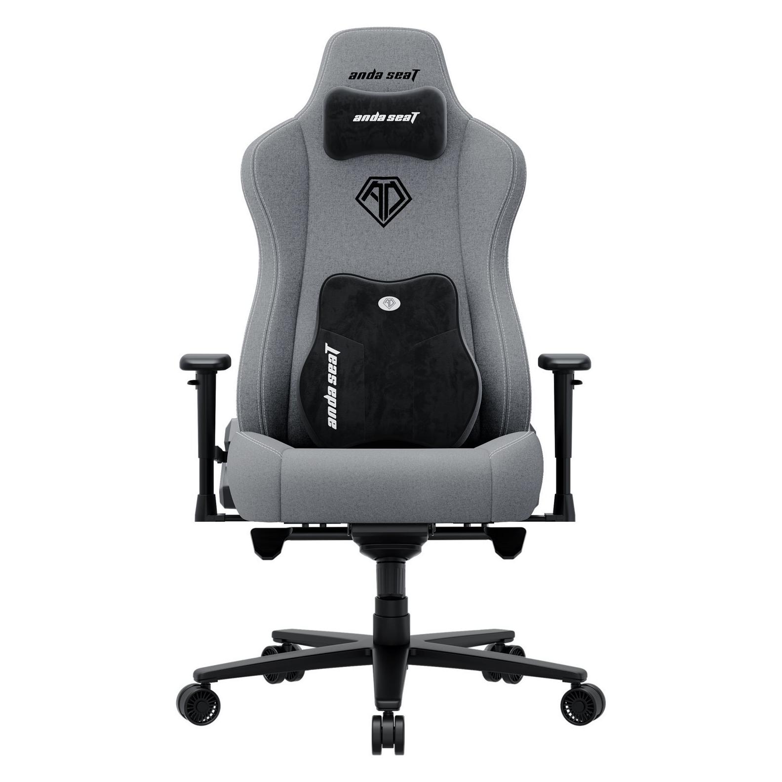 Anda seaT Fotel Fotel gamingowy Novis Plus XL szary obrotowy (AD23YC-XL-01-G-F-G04)