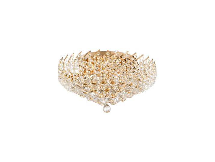 Kronleuchter „Karolina“ 9-Flammig Transparent, Gold Maytoni