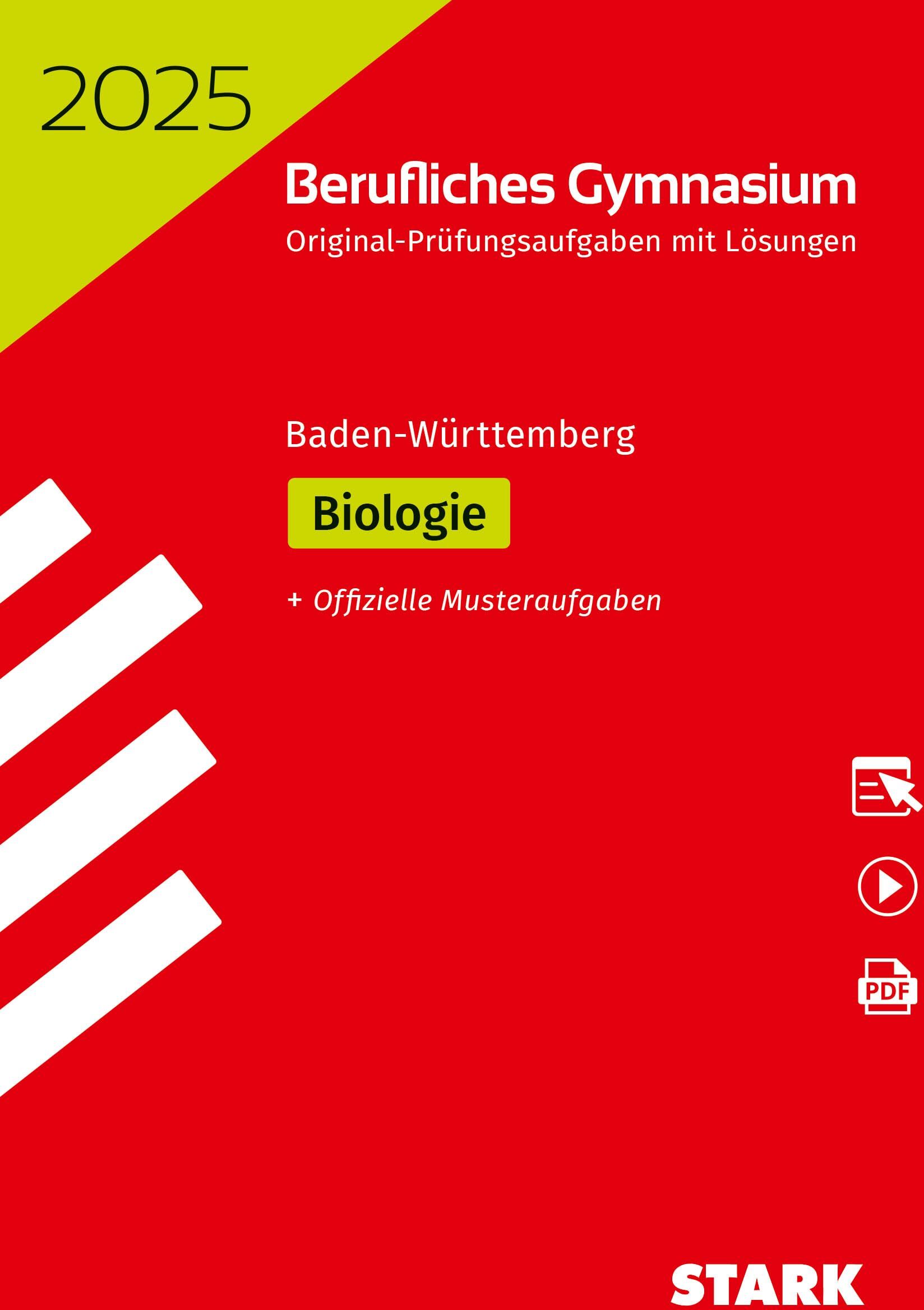 STARK Abiturprüfung Berufliches Gymnasium 2025 - Biologie - BaWü - Preis vom 02.10.2026 23:42:20 h