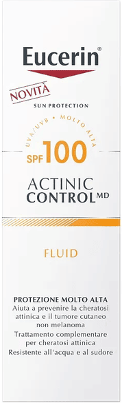 Eucerin Sun Protection Actinic Control SPF100 Protezione Solare Molto Alta 80 ml