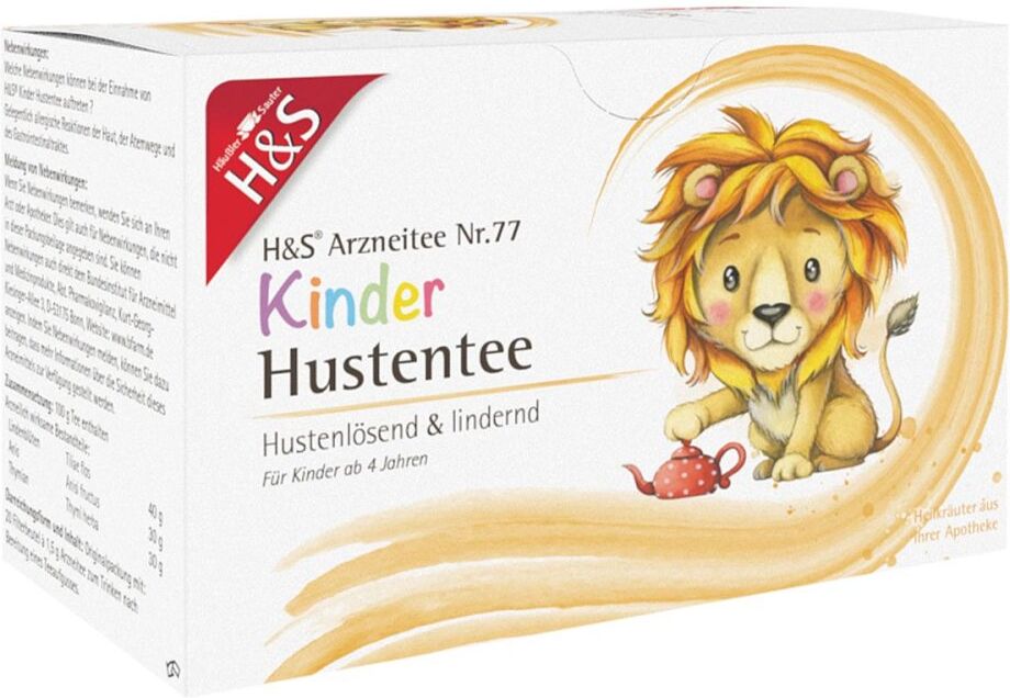 H&s Kinder Hustentee Filterbeutel 20X1.5g