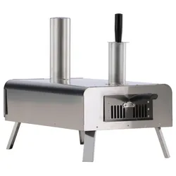 Pizzaofen Digos ca. 85,8x49,9x37 cm Silber