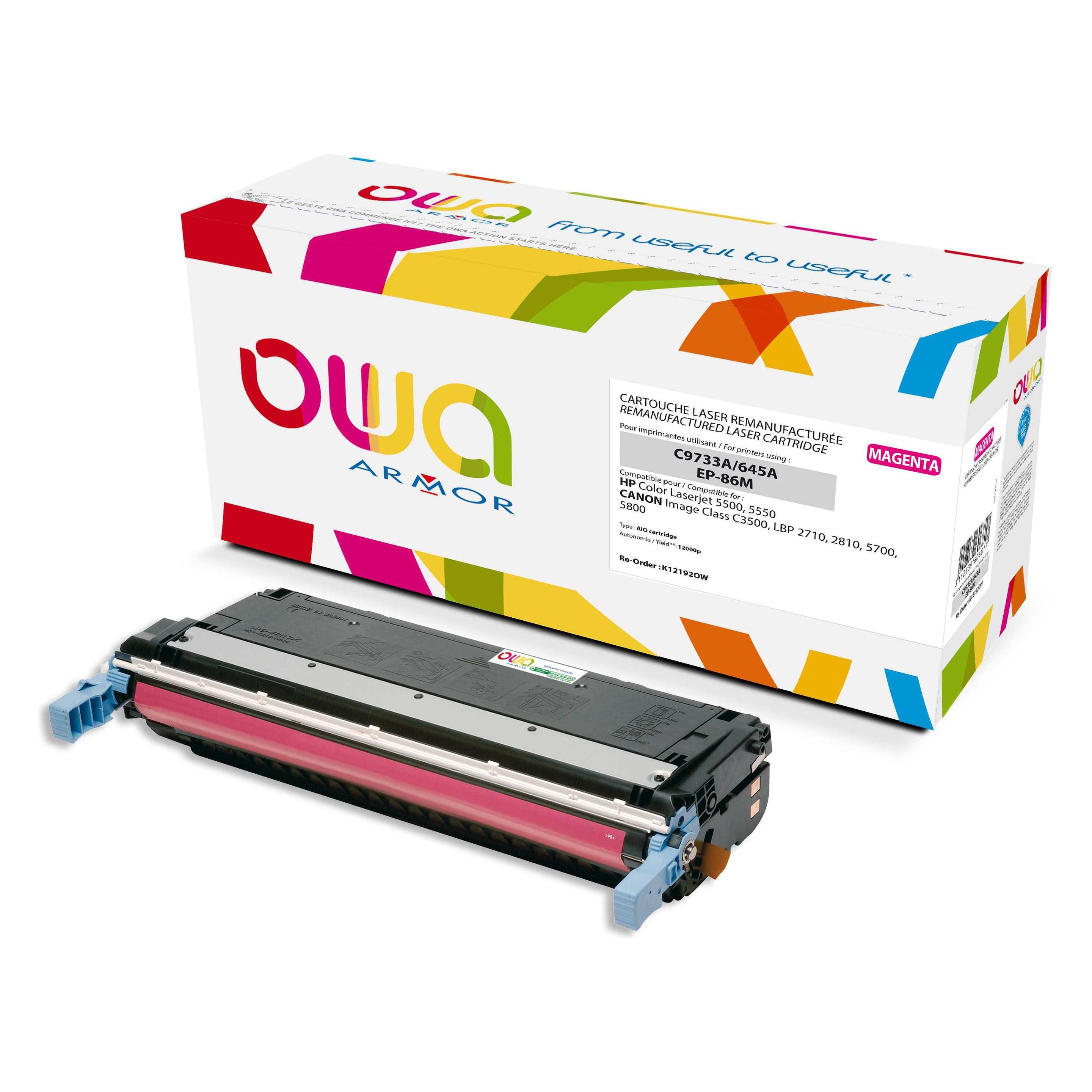 Armor OWA OWA - Magenta  - wiederaufbereitet (CMYK) (K12192OW)
