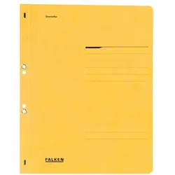 Falken Ösenhefter (ganzer Deckel) gelb, 23.7x30.5 cm