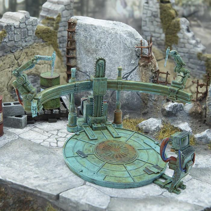 Modiphius Fallout Wasteland Warfare Robotwerkbank Terrasuitbreiding