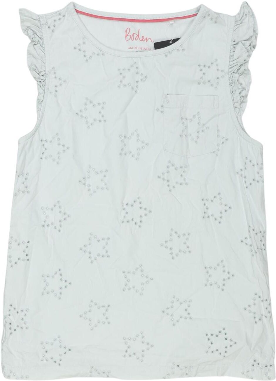 Mini Boden Mädchen T-Shirt, Hellblau, Gr. EU 152, Baumwolle - Second Hand