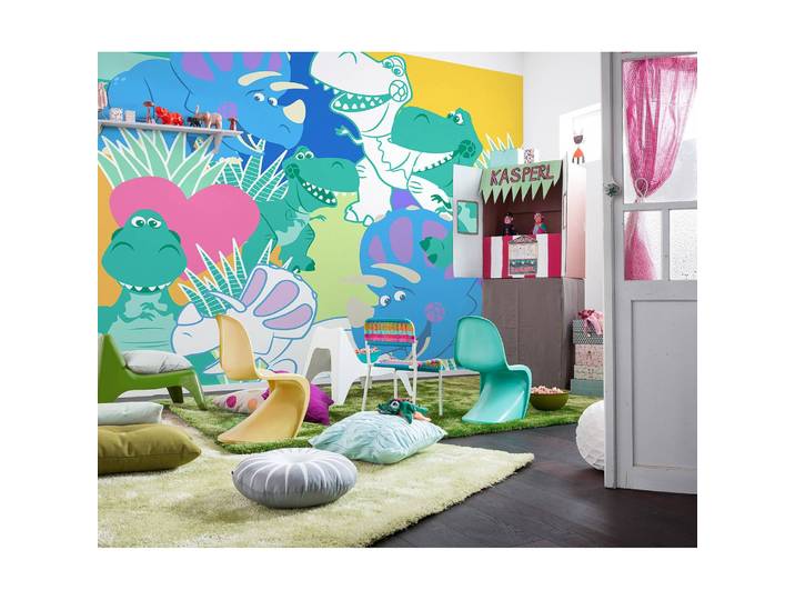 Fototapete Toy Story Rex and Trixie 300 x 280cm Multicolor