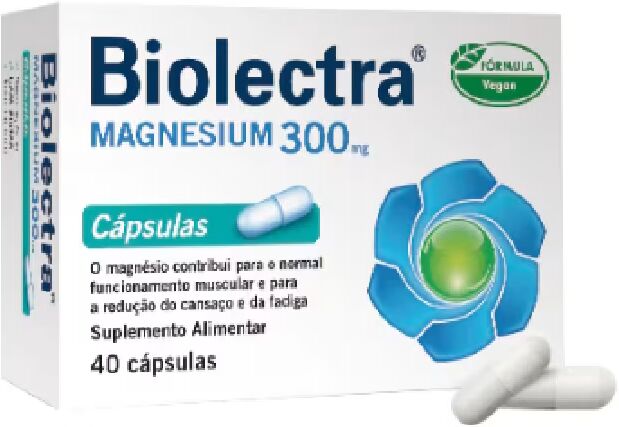 Biolectra Magnesium 300mg 40 cápsulas