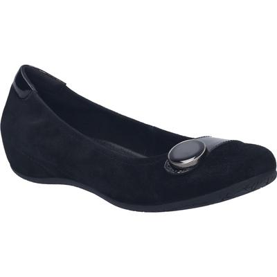 Ballerina JOSEF SEIBEL "Florina 06, schwarz", Damen, Gr. 40, schwarz, Obermaterial: 100% Rindsleder Leather cow., Schuhe Ballerina