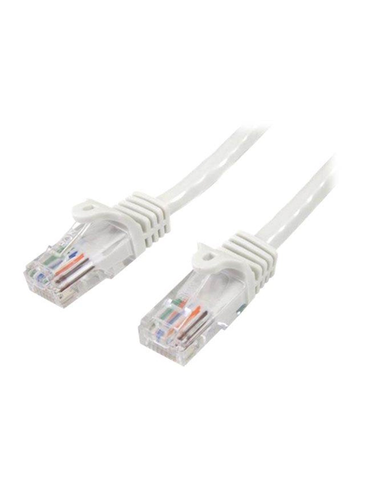 StarTech.com 0.5m White Cat5e / Cat 5 Snagless Ethernet Patch Cable 0.5 m - patch cable - 50 cm - white - Weiß - 0.5m