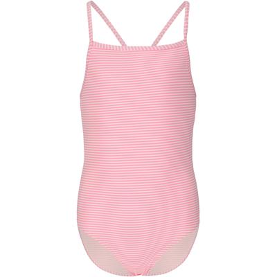 Balconette-Bikini ZIGZAG "Klaudia", Mädchen, Gr. 104, rosa (pink, weiß), 53% Polyester, 43% Polyamid, 4% Elasthan, gestreift, Bikini-Sets Balconette-Bikini, UV-Schutz
