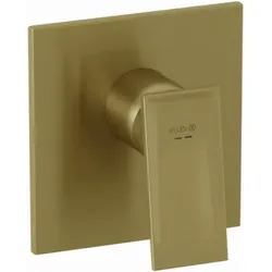 Kludi DECUS Brausearmatur Feinbau-Set 54755N075 Unterputz, mit Funktionseinheit Brushed Gold