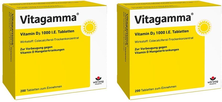 Wörwag Vitagamma Vitamin D3 1.000 I.e. Tabletten