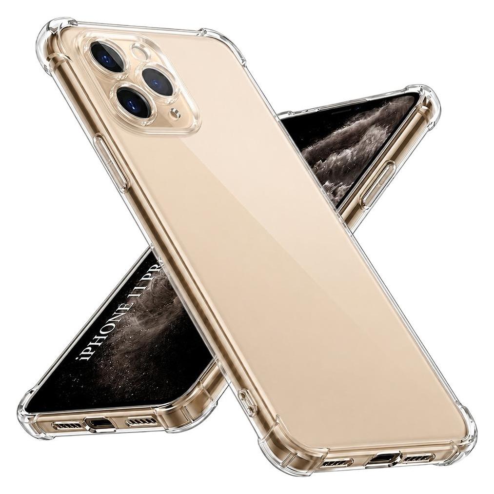 Techsuit - Shockproof Clear Silicone - iPhone 11 Pro - Clear (Apple iPhone 11 Pro) (56344923)