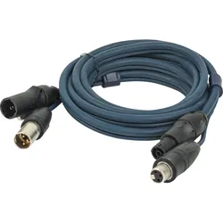 DAP FP-15 Hybrid Cable - powerCON TRUE1 & 3-pin XLR IP - DMX / Power DMX & Strom - 15 m