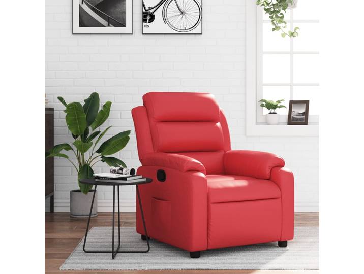 vidaXL Relaxsessel Rot Kunstleder