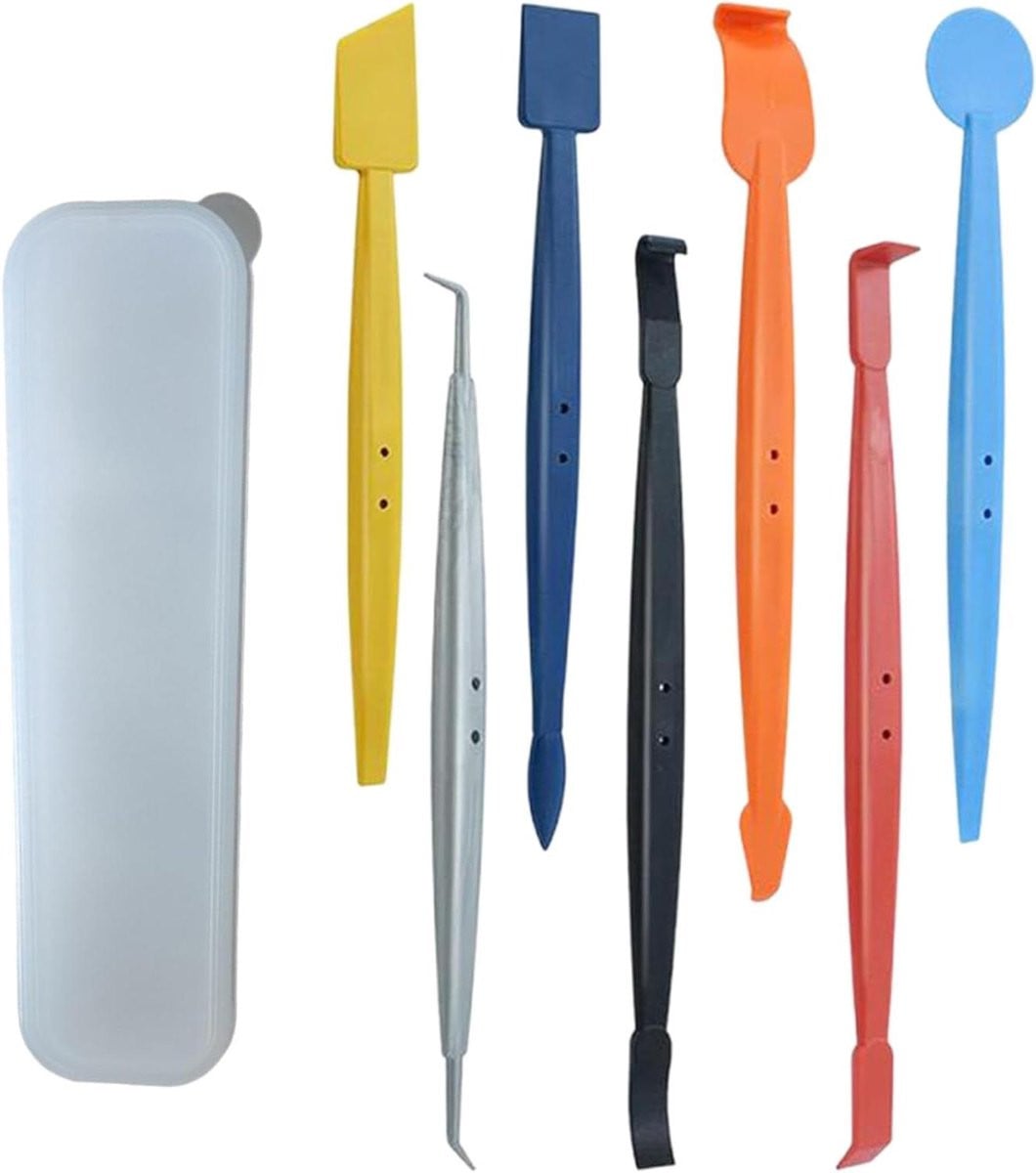 7-delige Raamfolie Squeegee Set voor Auto Ramen met Ergonomisch Ontwerp