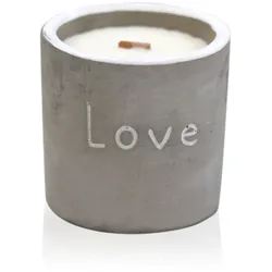 Med Concrete Soy Candle  - Love - Purple Fig & Casis