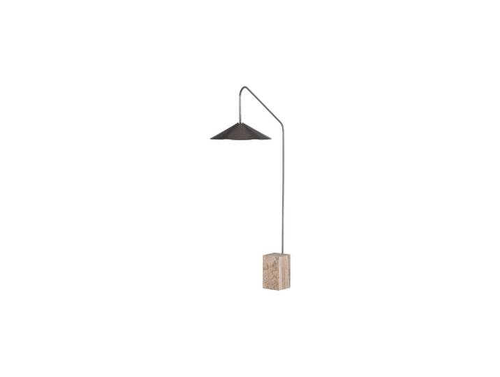 Lampadaire H182 cm métal chromé Korn