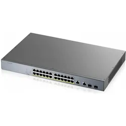Zyxel GS1350-6HP (6 Ports), Netzwerk Switch, Grau
