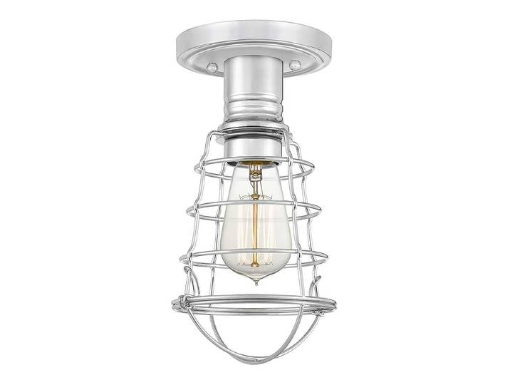 Plafonnier Mixon Ø 15cm Argenté/Chrome Matériau : Métal Surface en métal : Laqué Type de métal : Acier Ampoule électrique E27