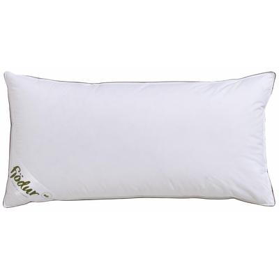 3-Kammer-Kopfkissen FJÖDUR "Felix, Kissen, Kopfkissen, allergiker geeignet (Hausstauballergiker)", weiß, B:40cm L:80cm, Bezug: 100% Baumwolle. Füllung: 90% Daunen, 10% Federn. Füllung Außenkammer: 90% Daunen, 10% Federn. Füllung Innenkammer: 100%...