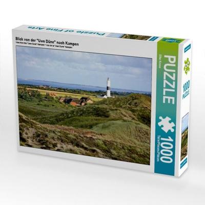 CALVENDO Puzzle Blick von der 'Uwe Düne' nach Kampen | 1000 Teile Lege-Größe 64x48cm Foto-Puzzle für glückliche Stunden