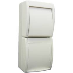Busch-Jaeger 2601/6/20 EW-54 Feuchtraum-Schalterprogramm Schalter/Steckdosen Kombination Ocean Aufputz Weiß 1 St.