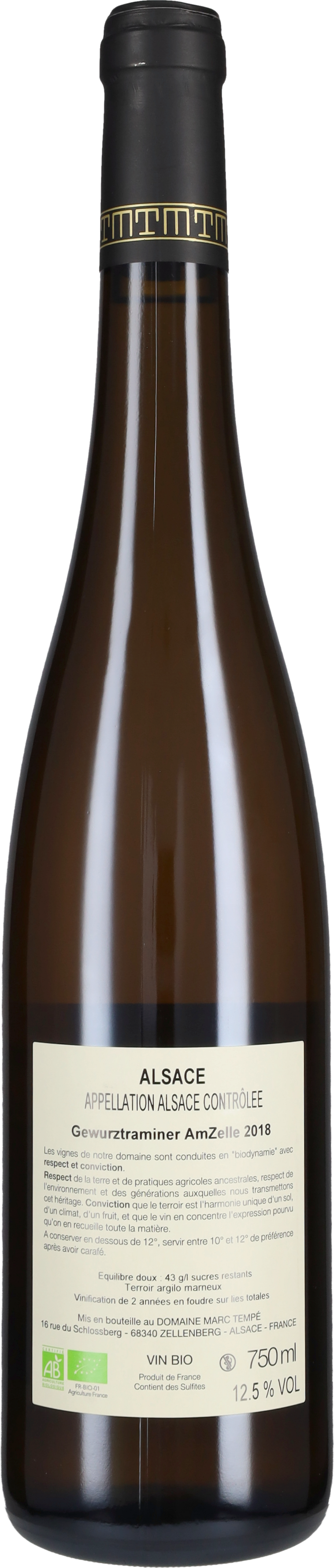 Marc Tempé Gewurztraminer 'Amzelle' 2018