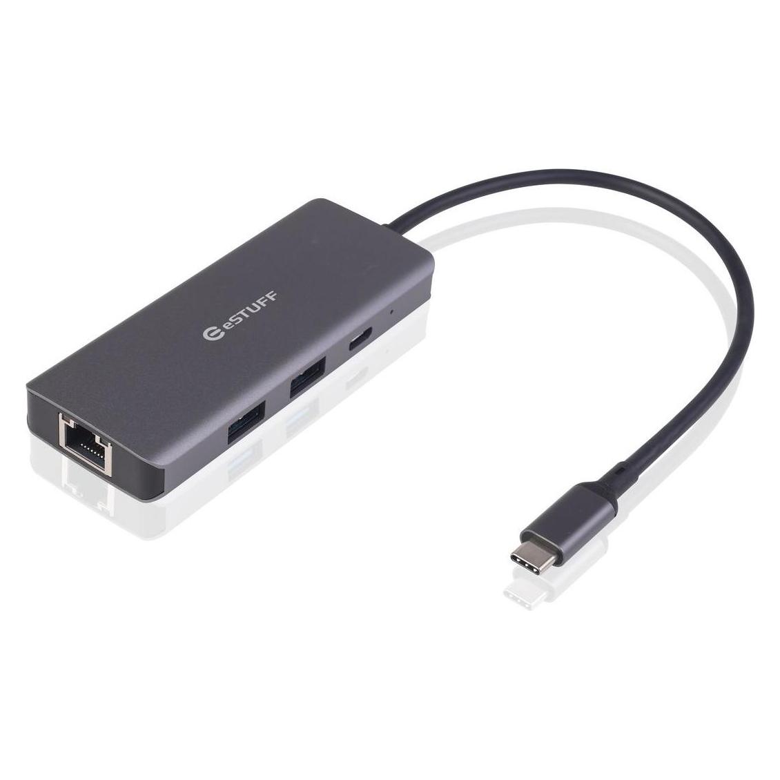 eSTUFF USB-C 6-in-1 Mobile Hub (USB-C, 6 Ports) (ES623013)