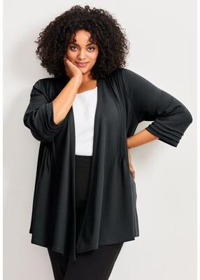 Plus Size Women's Cascade Jacket by Avenue in Black (Size 22/24)