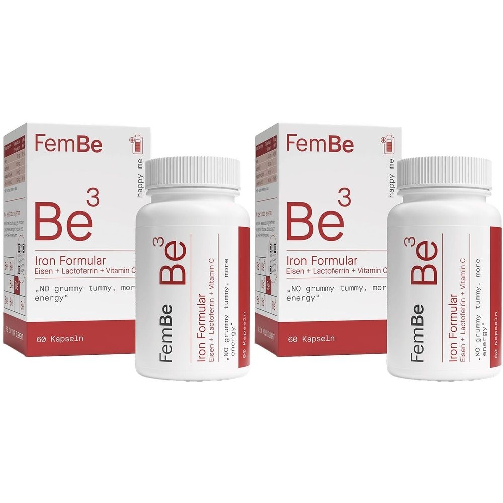 Fembe Be3 Iron Formular Kapseln 2x 2x60 St