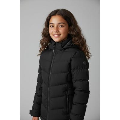 Steppjacke KILLTEC "KOW 220 GRLS QLTD JCKT", Kinder, Gr. 116, schwarz, Steppware, Obermaterial: 100% Polyester. Futter: 100% Polyester. Wattierung: 100% Polyester, Jacken Steppjacke, für Jugendliche, mit Reißverschluss, wasserabweisend, windabweisend