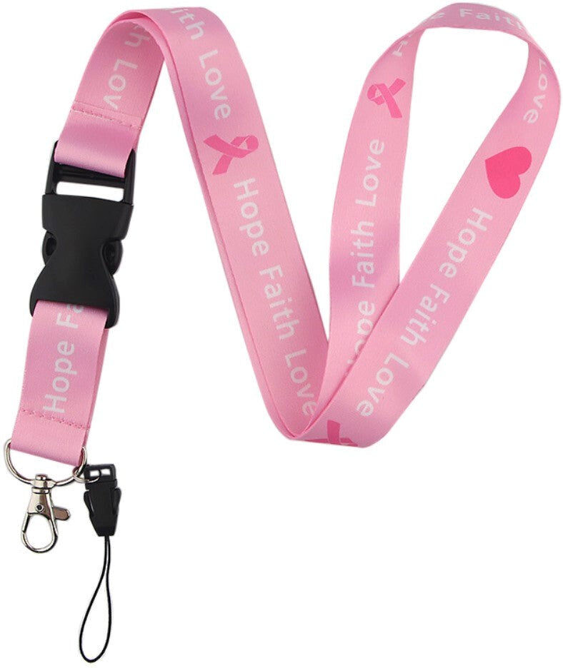 INCOVER Keyhanger med Strop og Karabinlås - Hope Faith & Love