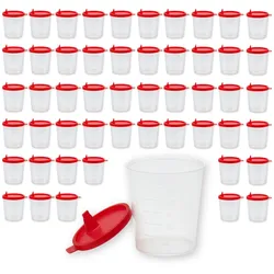 Medi-Inn Urinprobenbecher 125 ml mit rotem Schnappdeckel 500 Stück