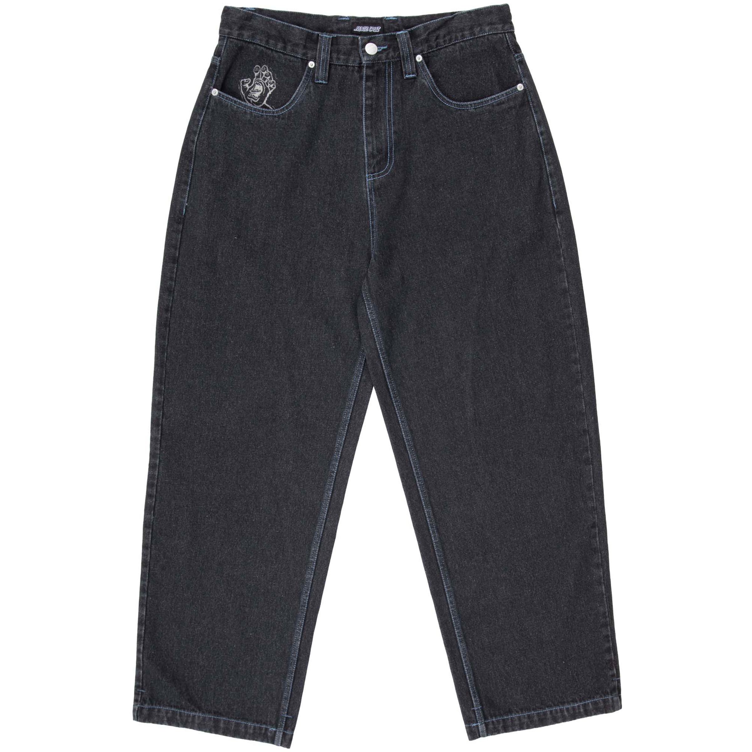 Santa Cruz Big Straight Leg Herren Jeans & Freizeithose schwarz Größe M Hautfreundlich