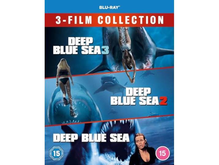 Deep Blue Sea 3-Film Collection [Deep Blue Sea / Deep Blue Sea 2 / Deep Blue Sea 3] [Blu-ray] [2020] [Region Free]