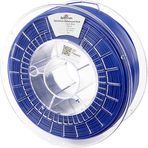 Spectrum Filaments 81558 Safeguard PLA Filament PLA antibakteriell 1.75mm 1000g Dark Blue, Blau 1St.