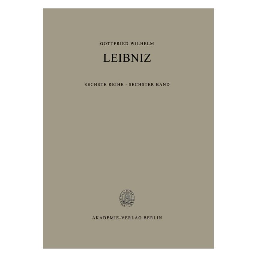 De Gruyter Band 6: Nouveaux Essais (Deutsch, Hardcover, Gottfried Wilhelm Leibniz) (56828815)