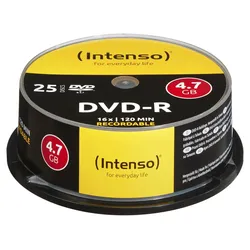 Intenso DVD-R 4,7GB 16x 25erSp Spindel