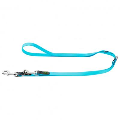 Hunter - Adjustable Leash Convenience - Hundeleine Gr Länge max. 200 cm - Breite 1,5 cm türkis