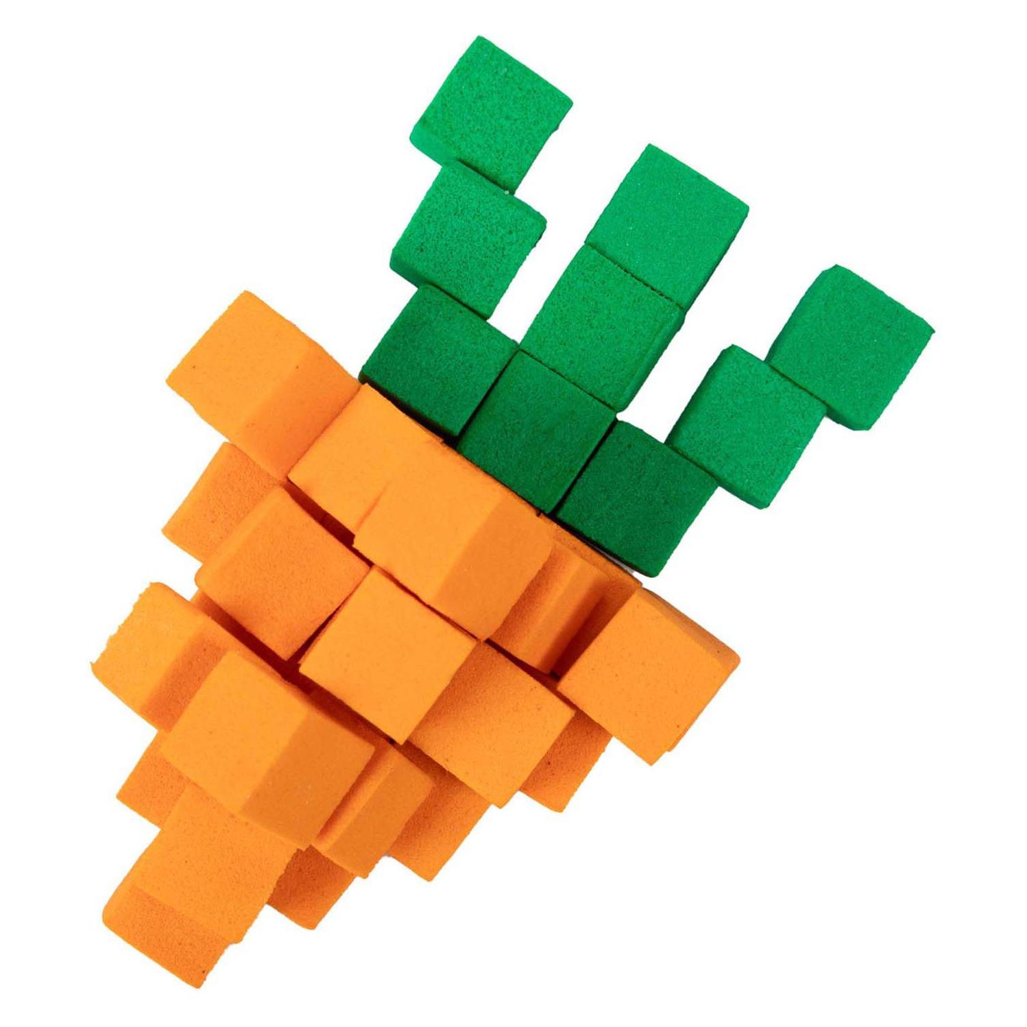 Puzzle-Schaumstoffblöcke 1 Cm Selbstklebend (51039A)