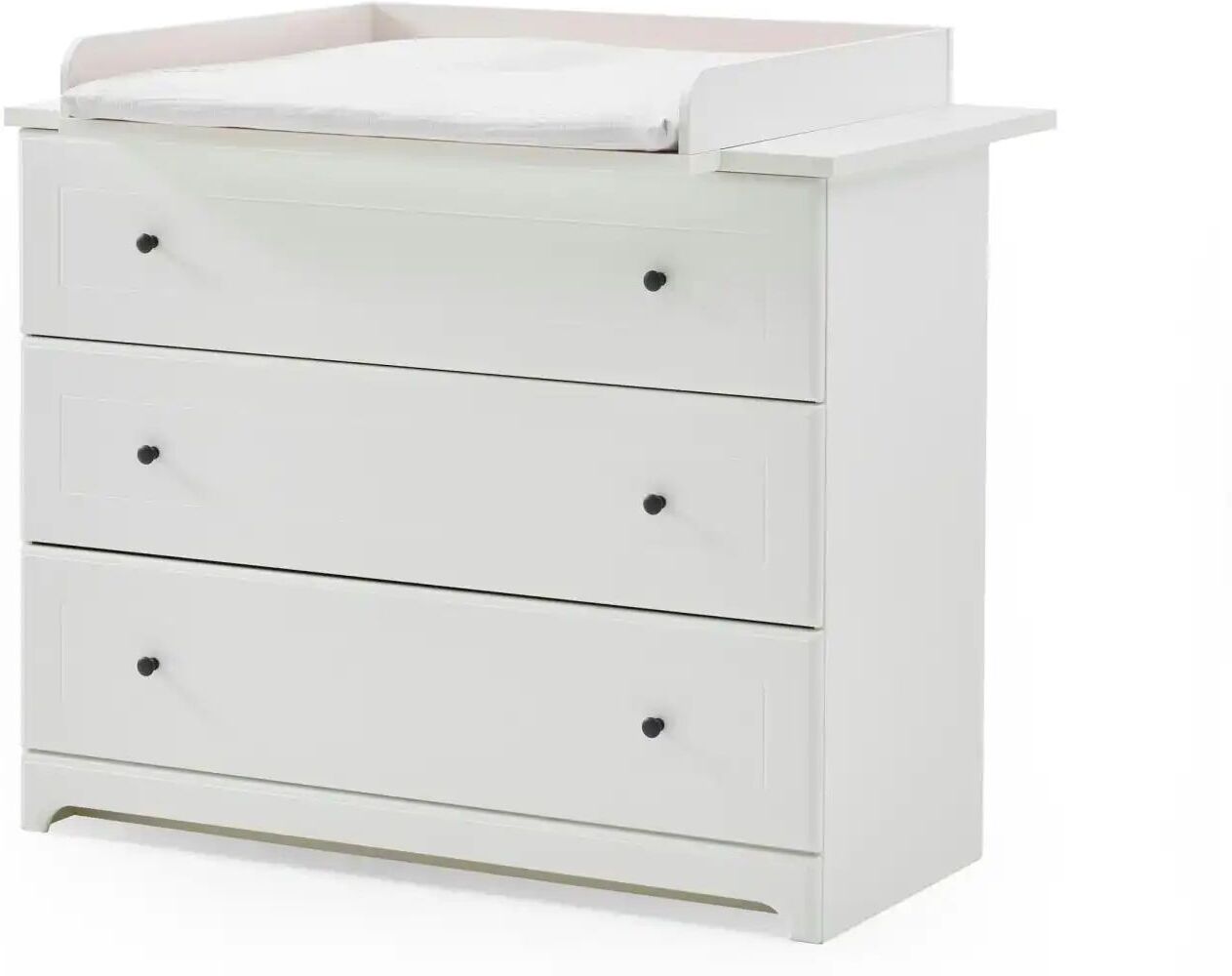 Höffner Wickelkommode Thilo   ¦ weiß ¦ Maße (cm): B: 117 H: 104