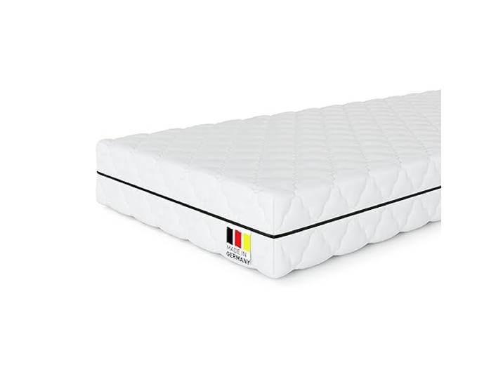 MSS e.K. Matratze 90 x 200 cm Ortho Klassik 19 H2 7 Zonen Kaltschaummatratze Höhe 19 cm Oeko-TEX® Zertifiziert Matratzen Designed und produziert in Deutschland