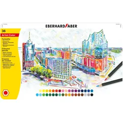 EberhardFaber, Malstifte, Farbstifte Artist Color, 36 Stück, Wasserfest (36x)