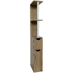 HTI-Living, Regal, Raumteilerregal 118 cm Thekla Artisaneiche (15 x 30 x 118 cm)