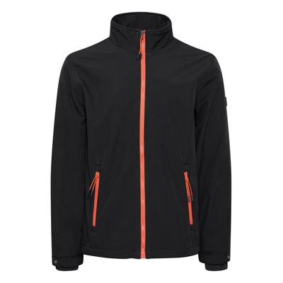 Softshelljacke FQ1924 "Softshelljacke FQJanox", Herren, Gr. L, schwarz (schwarz beauty), Obermaterial: 100% Polyester PES., Jacken Softshelljacke
