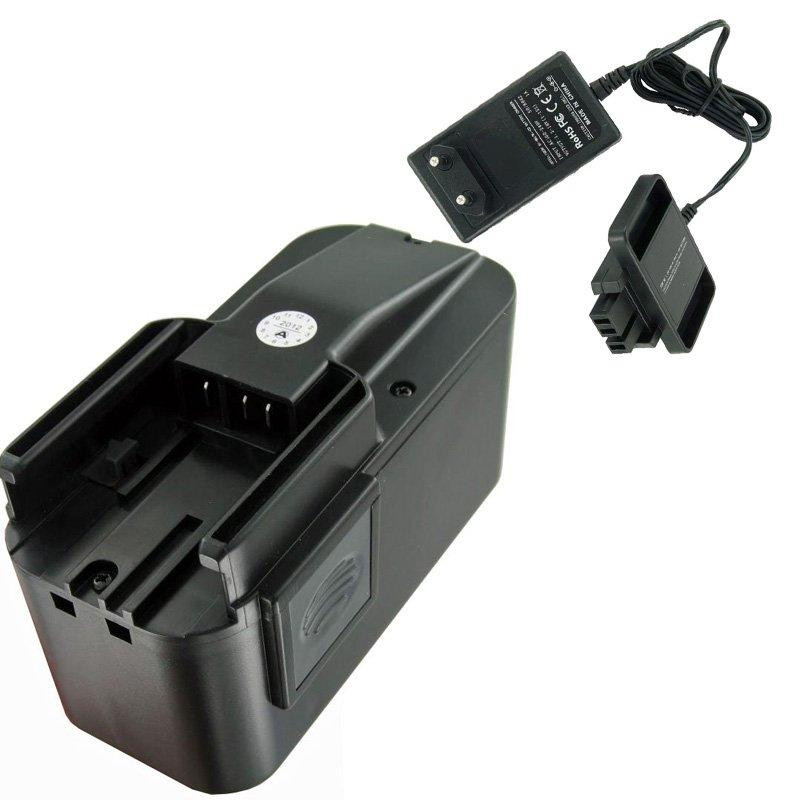 AccuCell Accu en oplader set voor Atlas Copco B12, BX12, MX12, 2Ah NiMH